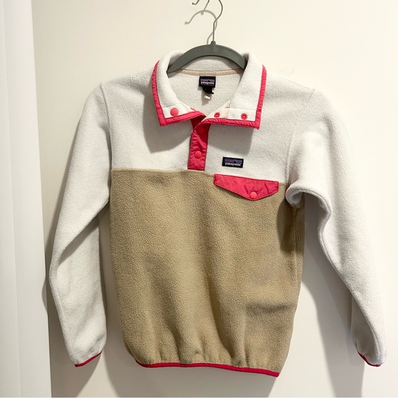 Patagonia Other - Patagonia Synchilla Snap T Fleece Pullover Girls Size Medium